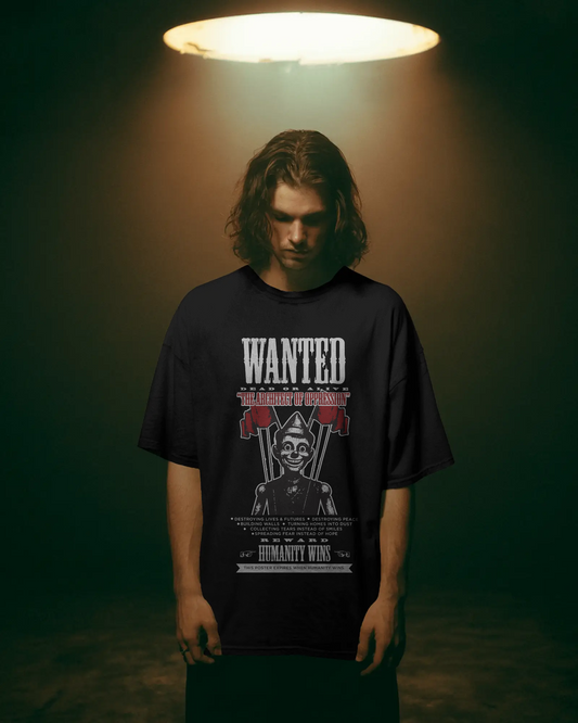 WANTED: Humanity’s Criminals Unisex t-shirt